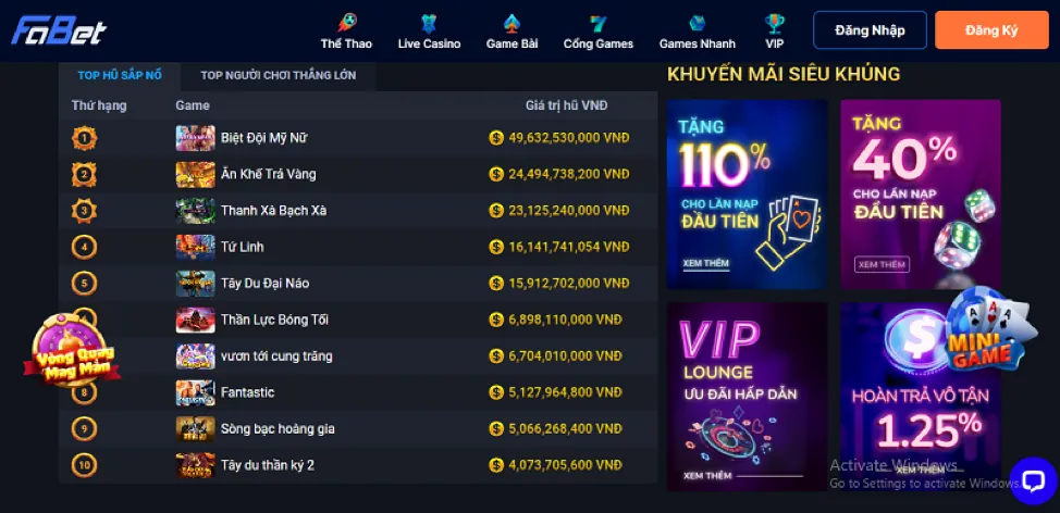Khuyến mãi nạp tiền hàng ngày win89